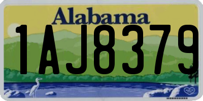AL license plate 1AJ8379
