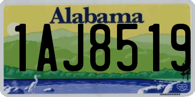 AL license plate 1AJ8519