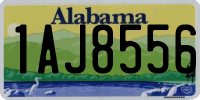 AL license plate 1AJ8556
