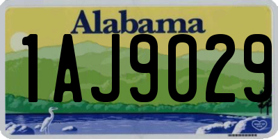 AL license plate 1AJ9029