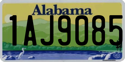 AL license plate 1AJ9085