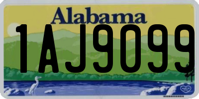 AL license plate 1AJ9099