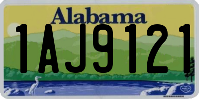 AL license plate 1AJ9121