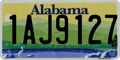AL license plate 1AJ9127