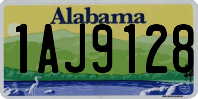 AL license plate 1AJ9128