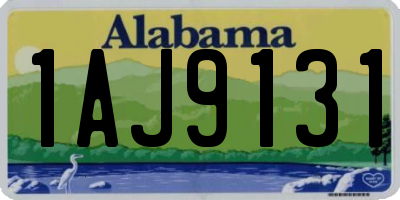 AL license plate 1AJ9131