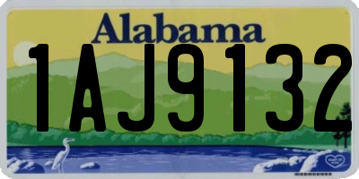 AL license plate 1AJ9132