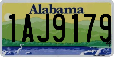 AL license plate 1AJ9179