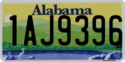 AL license plate 1AJ9396