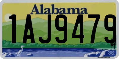 AL license plate 1AJ9479