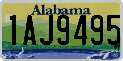 AL license plate 1AJ9495