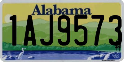 AL license plate 1AJ9573