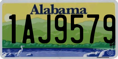 AL license plate 1AJ9579