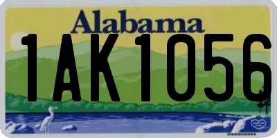 AL license plate 1AK1056