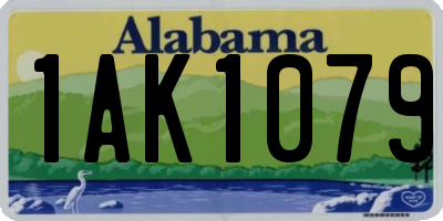 AL license plate 1AK1079