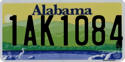 AL license plate 1AK1084