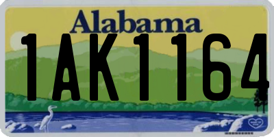 AL license plate 1AK1164