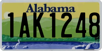 AL license plate 1AK1248