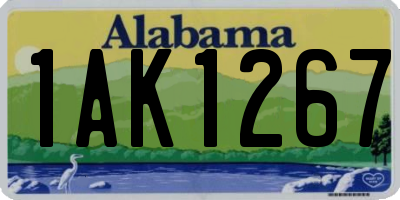 AL license plate 1AK1267