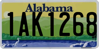 AL license plate 1AK1268