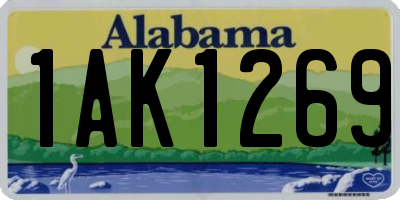 AL license plate 1AK1269