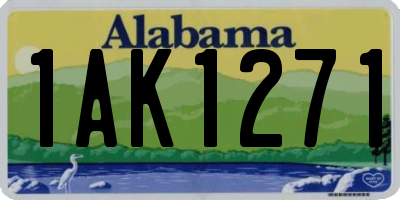 AL license plate 1AK1271