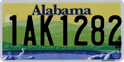 AL license plate 1AK1282