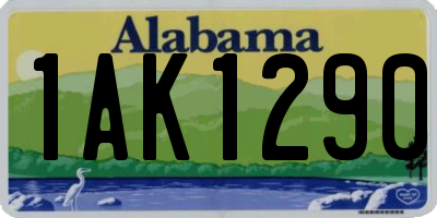 AL license plate 1AK1290