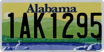 AL license plate 1AK1295