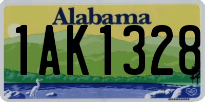 AL license plate 1AK1328