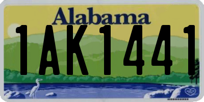 AL license plate 1AK1441