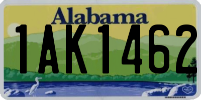 AL license plate 1AK1462