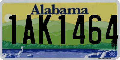 AL license plate 1AK1464