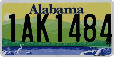 AL license plate 1AK1484