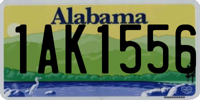 AL license plate 1AK1556