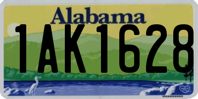 AL license plate 1AK1628