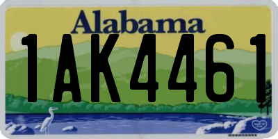 AL license plate 1AK4461