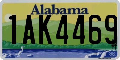 AL license plate 1AK4469