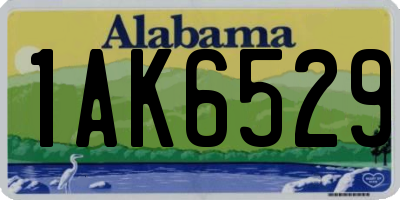 AL license plate 1AK6529