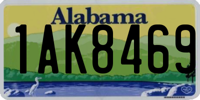 AL license plate 1AK8469