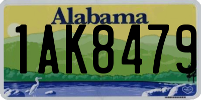 AL license plate 1AK8479