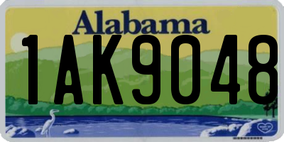 AL license plate 1AK9048