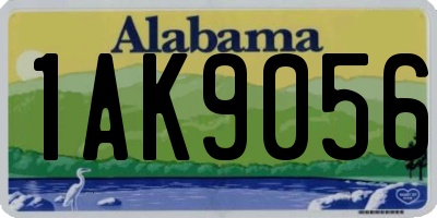 AL license plate 1AK9056