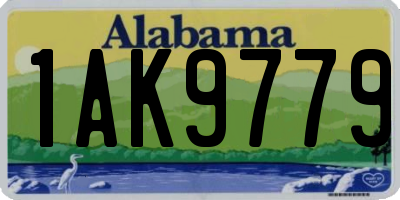 AL license plate 1AK9779