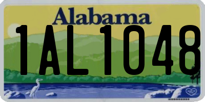AL license plate 1AL1048