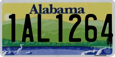 AL license plate 1AL1264
