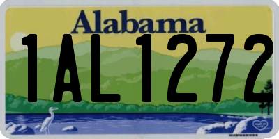 AL license plate 1AL1272