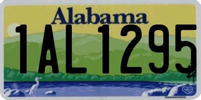 AL license plate 1AL1295