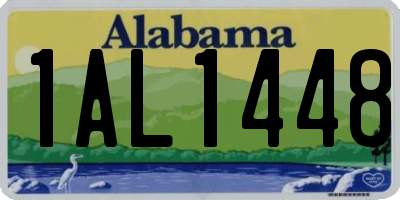 AL license plate 1AL1448