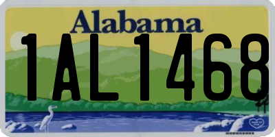 AL license plate 1AL1468